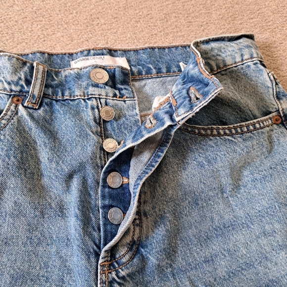 Garage Jeans Boyfriend Ft Denim Size 27 Blue Distressed Casual Relaxed Jeans 90s - Picture 5 of 11